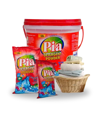 Pia Detergent Powder – bucket and pouches with laundry